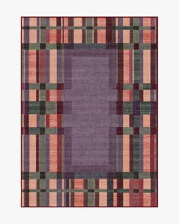 Ruggable - Jungalow Collection - Lad Mauve - 150 x 215 cm - Flatwoven £349, Tufted £479 (Aerial)- Embargoed until 2nd July 2026