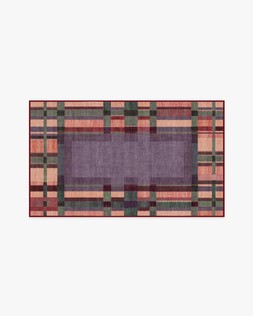 Ruggable - Jungalow Collection - Lad Mauve - 90 x 150 cm - Flatwoven £179, Tufted £239 (Aerial)- Embargoed until 2nd July 2026