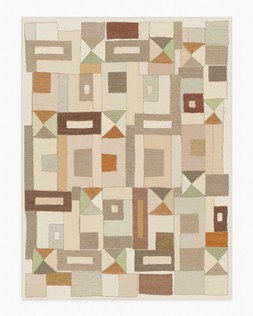 Ruggable - Jungalow Collection - Modra Natural Terra - 275 x 365 cm - Flatwoven £799, Tufted £1,049 (Aerial)-  Embargoed until 2nd July 2026