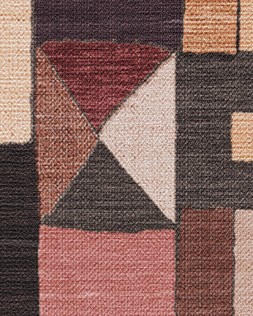 Ruggable - Jungalow Collection - Modra Warm Brown - 150 x 215 cm - Flatwoven £349, Tufted £479 (Detail)-  Embargoed until 2nd July 2026