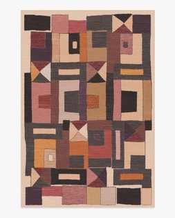 Ruggable - Jungalow Collection - Modra Warm Brown - 185 x 275 cm - Flatwoven £429, Tufted £599 (Aerial)-  Embargoed until 2nd July 2026