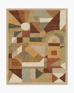 Ruggable - Jungalow Collection - Orilla Natural - 245 x 305 cm - Flatwoven £599, Tufted £849 (Aerial)-  Embargoed until 2nd July 2026