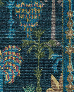 Ruggable - Jungalow Collection - Palmistry Midnight - 150 x 215 cm - Flatwoven £349, Tufted £479 (Detail)- EMBARGOED UNTIL 2ND JULY 2026
