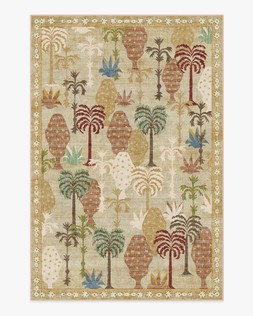 Ruggable - Jungalow Collection - Palmistry Natural - 185 x 275 cm - Flatwoven £429, Tufted £599 (Aerial)