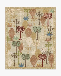 Ruggable - Jungalow Collection - Palmistry Natural - 245 x 305 cm - Flatwoven £599, Tufted £849 (Aerial)