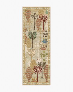 Ruggable - Jungalow Collection - Palmistry Natural - 75 x 215 cm - Flatwoven £159, Tufted £189 (Aerial)