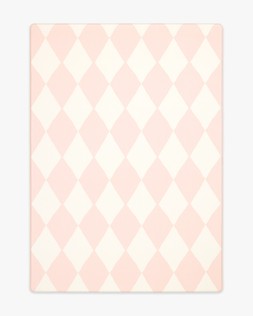 Ruggable Play Mat Happy Harlequin Pearl Pink £199 FRONT- under embargo until July 30th