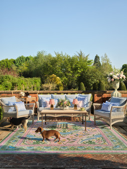 Skye Pink Multicolour Outdoor Rug