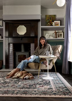 Hendesi Heriz Sage Rug