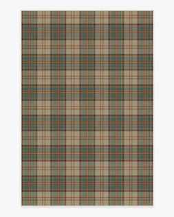 Dress Stewart Tartan Khaki Rug