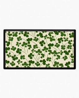 Four-Leaf Clover Doormat