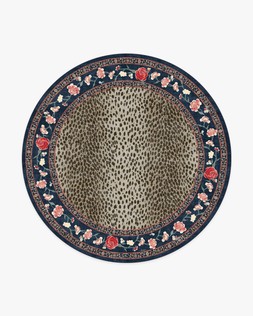 Kensington Sapphire & Brown Rug