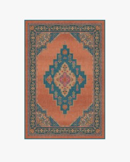 Matthew Williamson Sunset Bazaar Tropic Coral Rug 120x185 - £249.00