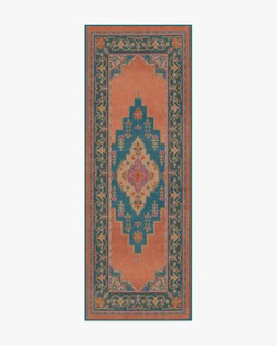 Matthew Williamson Sunset Bazaar Tropic Coral Rug 75x215 flatwoven - £179.00