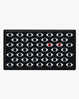 Monster eyes doormat