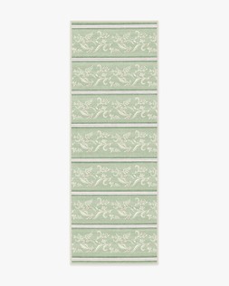 Outdoor Sambuco Stripe Celadon Rug 75x215 £159