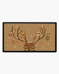 Reindeer Cheer Doormat