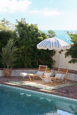 Outdoor Ionia Emerald & Tan Rug