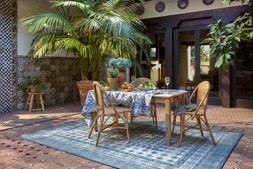 Cyrus Ocean and Ivory Rug