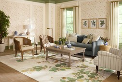 Sanderson Woodland Chorus Fawn Rug