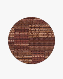 Solene Amber Red Rug 185 round £289