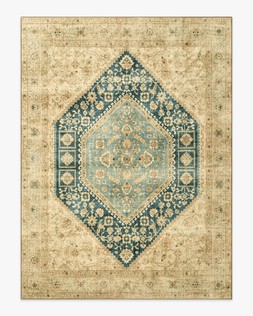 Soluna Gold & Teal Rug