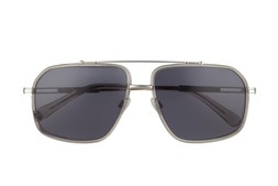 Barbour BAS-3104 Silver, Gold & Mist Grey Crystal Navigator Men's Sunglasses