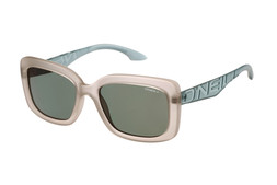 O'Neill Peahi Grey & Teal Crystal Square Butterfly Women's Sunglasses