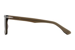 Botaniq Men’s Crystal Khaki Green/Brown Sunglasses