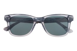 Botaniq Men’s Crystal Grey/Green Teal Sunglasses