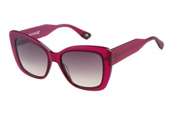 Botaniq Women’s Rich Crystal Berry Sunglasses With Pink Laminations/Grey Gradient