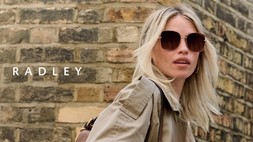 Radley Rathbone Square Brown, Gold & Nude Sunglasses