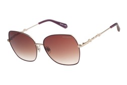 Superdry 5033 Dark Berry/Satin Gold/Brown Sunglasses