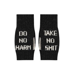 DO NO HARM TAKE NO SHIT WRISTWARMER IN ANTHRACITE £42