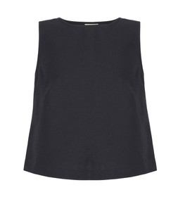 Beyond Nine Esme Linen Top - Black £65