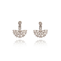 CRYSTAL FAN DROP EARRINGS £35 BY LOVETT & CO