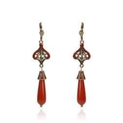 N ART NOUVEAU DROP EARRINGS £30 BY LOVETT & CO