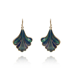 N GINGKO LEAF DROP EARRINGS £30 BY LOVETT & CO
