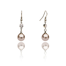 SWAROVSKI CRYSTAL & PEARL DROP EARRINGS £19 BY LOVETT & CO