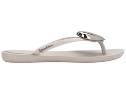 Maxi Heart Flip Flop Beige - £26