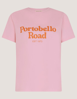 Portobello Road Slogan T-Shirt Pink