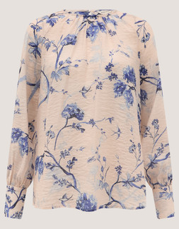 Bonny Print Blouse Ivory