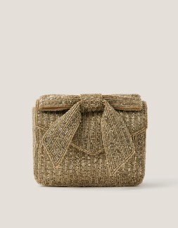 Bella Beaded Bow Bag