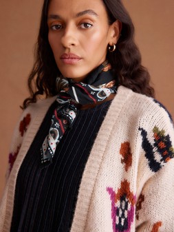Hera Floral Handknit Cardigan