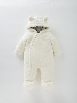 QQTTW The Very Collection Baby Unisex Faux Fur Cuddle Suit £24