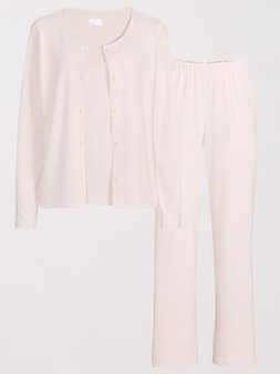 The Very Collection 3 Piece Vest, Cardigan And Wide Leg Loungewear Set £32