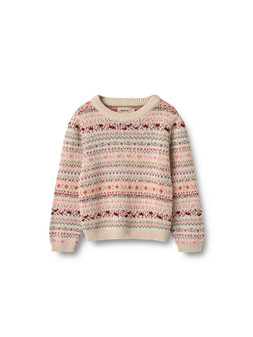 WKMND Very - Wheat Girls Olga Knitted Jumper - Multi £40