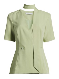 WO7ZZ The Very Collection Pinstripe Short Sleeve Blazer £45