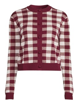 WOCD8 The Very Collection Red Gingham Cardigan £32