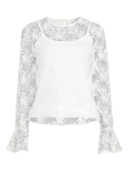 WOOB8 The Very Collection Lace Sheer Top £25